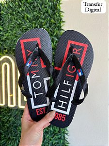 Kit 12 Pares Chinelo Masculino Tommy Hilfiger Sandalia de dedo Adulto Atacado