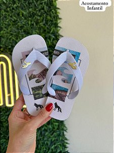 Kit 12 Pares Chinelo Infantil Acostamento Menino Sandalia de dedo Kids Atacado