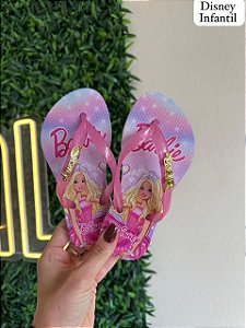 Kit 12 Pares Chinelo Infantil Princesas Menina Sandalia de dedo Kids Atacado