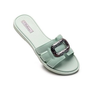 Sandalia Feminina Capri Rasteirinha Slide Varejo