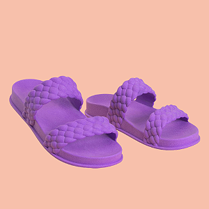 Sandalia Feminina Cristal Birken Ultracomfort Rasteirinha Slide Varejo