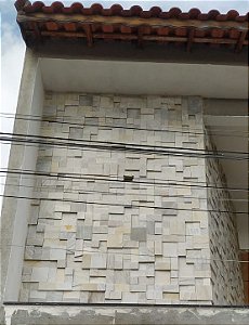 Mosaico Pedra São Tomé Branco Tamanhos Variados (Médio) 1m² [Encomenda]