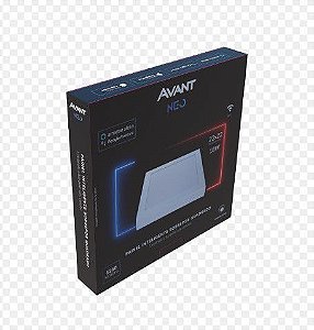 Painel Plafon Quad Embutir 24w Neo Intelig 2700k-6500k Avant
