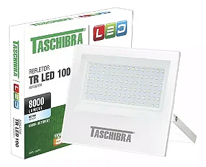 Refletor TR Led 100w 6500k Branco Prova D'água Taschibra