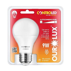 Lampada Controled Autodimerizavel 9w 2,7 a 6,5k E-27 Ourolux