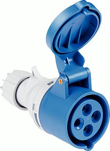 Tomada Acoplamento Ind 3P+T 16A 9H 220-250V IP44 Tramontina