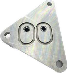 Flange de adapatação para radiador de óleo cambio TF72 / Renegade, Compass e Toro flex
