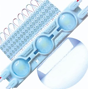 Módulos 3 Led 1.5w Branco Frio Prova D'água