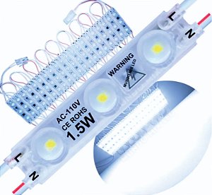 Módulos Led 3LED 1,5W - Branco-frio 8000k IP67 AC-110V