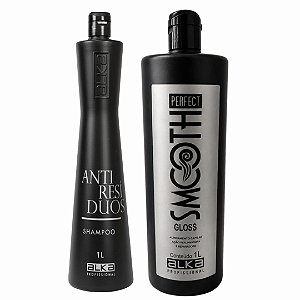 Kit Profissional 1 Selagem Orgânico Perfect Smooth E 1 Shampoo Anti-Resíduos 1L