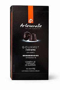 Cápsulas Gourmet Artezanalle Ristretto (Caixa Com 10 Cápsulas)