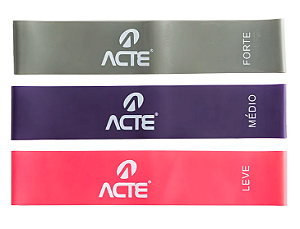 Kit Mini Band Látex T71-R Acte Sports