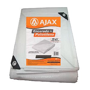 Lona Encerado Polietileno 5 X 3 branca 150 Micras Ajax