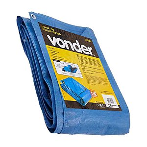 Lona Encerado Polietileno 6 X 3 Azul 150 Micras Vonder