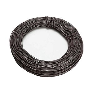 ARAME QUEIMADO TORCIDO AJAX 18 BWG ROLO 1KG APROX. 52 METROS