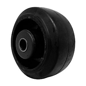 RODA BORRACHA MOLDADA 4 POL 150KG P/ RODÍZIO