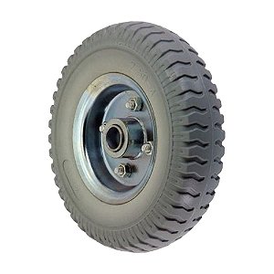 RODA PU AJAX 2.50-4 EIXO 3/4" ROL. ROLETE
