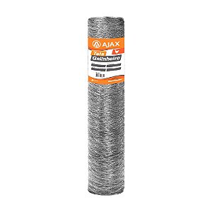 TELA GALINHEIRO ARAME GALVANIZADO BWG 23 GALINHA 1,50X50M