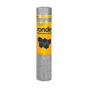 TELA GALINHEIRO HEXAGONAL VONDER 1,20X50M BWG 18