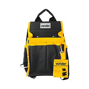 BOLSA PARA FERRAMENTAS ELETRICISTA EM LONA VONDER 20 BOLSOS