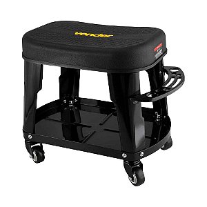 BANQUETA C/RODINHAS E PORTA FERRAMENTA MECÂNICO VONDER 135KG
