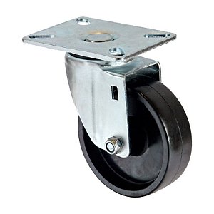 RODA RODÍZIO POLIPROPILENO 3 POLEGADAS 75MM GIRATÓRIO 60KG