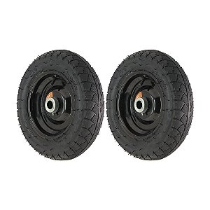 KIT 2 UN RODA REFORÇADA 3.25-8 4 LONAS 1 ROL. ROLETE 200KG