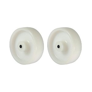 KIT 2 UN RODA 412 NYLON 4 POL 90KG P/ RODÍZIO