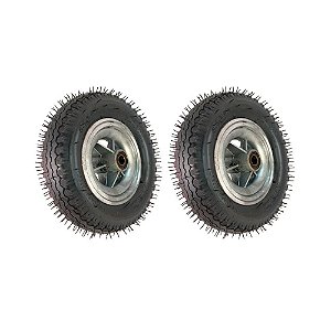 KIT 2 UN RODA CARGO SPEED 4.00-8 ROL.ESFERA 1" 200KG 4 LONAS