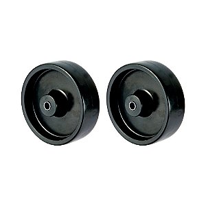 KIT 2 UN RODA 512 POL IPROPILENO 5 POL 100KG P/ RODÍZIO