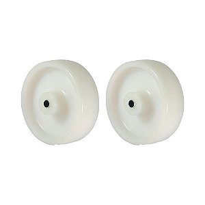 KIT 2 UN RODA 512 NYLON 5 POL 110KG P/ RODÍZIO