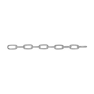 CORRENTE ZINCADA 6,5MM COM ELO LONGO BALDE 25KG VONDER