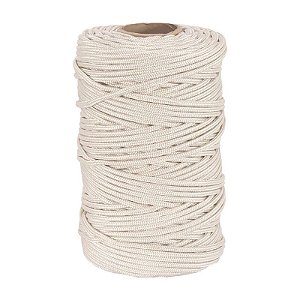 CORDA MULTIFILAMENTO TRANÇADA 6MM X 180M BRANCA VONDER