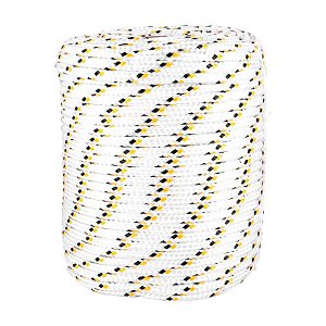 CORDA MULTIFILAMENTO TRANÇADA 8MM X 110M BRANCA VONDER