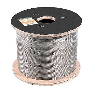 CABO DE AÇO VONDER INOX 6X7 30M 4,76 mm 3/16”