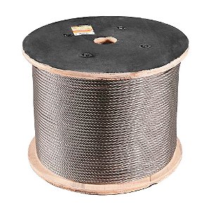 CABO DE AÇO VONDER INOX 6X19S 50M 9,53 mm 3/8”