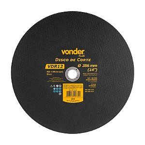 KIT 10 DISCO DE CORTE 356MM X 3,2 MM X 25,40MM VDR12 VONDER