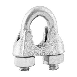 CLIPS PARA CABO DE AÇO 3/4" 19,10MM 15 PEÇAS NOVE54