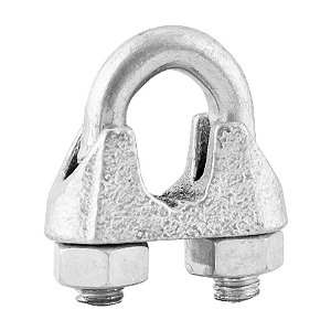CLIPS PARA CABO DE AÇO 1/2" 12,70MM 25 PEÇAS NOVE54
