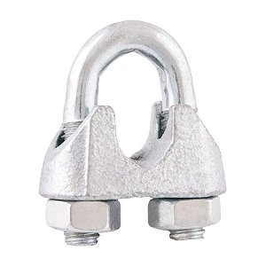 CLIPS PARA CABO DE AÇO 3/16" 4,76MM 50 PEÇAS VONDER