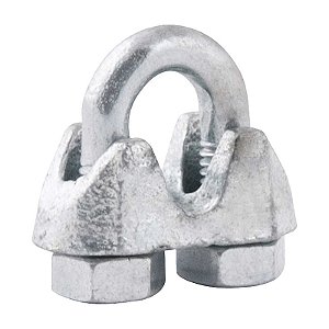 CLIPS PARA CABO DE AÇO 1/8" 3,18MM 1000 PEÇAS VONDER