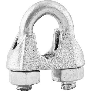 CLIPS PARA CABO DE AÇO 1/8" 3,18MM 1000 PEÇAS NOVE54