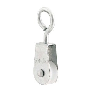 ROLDANA PLÁSTICA 2CM COM OLHAL 10KG VONDER