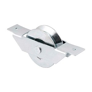 ROLDANA PORTÃO 2.1/2" TIPO V AÇO ZINCADO REBITE CX ABERTA VD