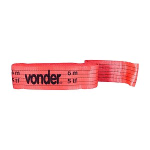 CINTA PLANA SEM FIM TIPO ANEL ELEVAÇÃO CARGA 6,0M 5TF VONDER