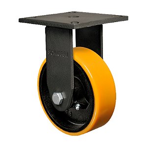 RODÍZIO FIXO POLIURETANO MOLDADO FMX 52 PE 600KG SCHIOPPA
