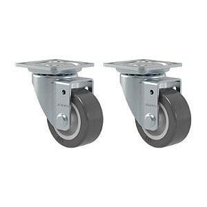 KIT 2 RODÍZIO GIRATÓRIO GLAP 1.58 BP SM 35KG SCHIOPPA