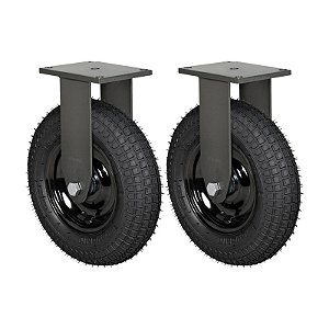KIT 2 RODÍZIO FIXO PNEUMÁTICO FPCX 3258 PCE 200KG