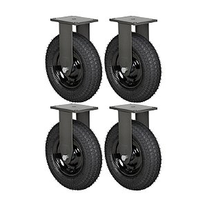 KIT 4 RODÍZIO FIXO PNEUMÁTICO FPCX 3258 PCE 200KG