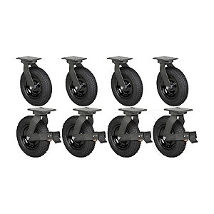KIT 8 RODÍZIO GIRATÓRIO FREIO PNEUMÁTICO GPCX 3258 PCE 200KG